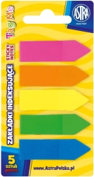 Zelfklevende memo’s ASTRA Neon 5 kleuren