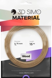 filament wood pro 3d printen en 3d pennen, bruin 1,75 mm, 15 m