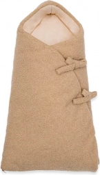 Inbakerdoek en slaapzak New Baby Teddy beige 70 × 40 cm