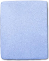 Frottee hoeslaken voor kinderbed blauw 120×60 cm