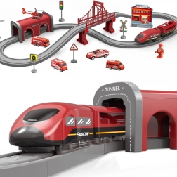 Elektrische treintset brandweer 66 delen WOOPIE