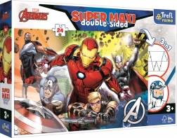 Super maxi puzzel dubbelzijdig 24 stukjes – MARVEL AVENGERS