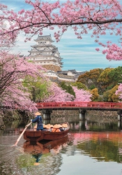 Clementoni Puzzel Kasteel Himeji in de lente 1000 stukjes
