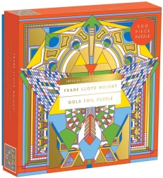 Metallic puzzel Frank Lloyd Wright – Hotel Imperial 500 stukjes
