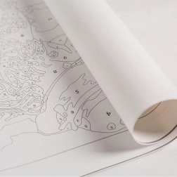 Schilderen op nummer voor kinderen 30 × 30 cm met frame