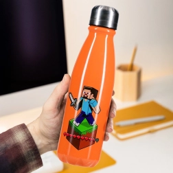 Roestvrijstalen fles Minecraft 600 ml