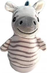 Slaaphulp zebra met effecten 16 cm