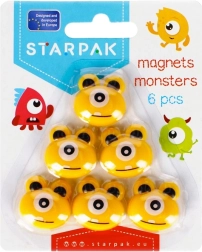Magneten monstertjes – set sterke magneten (6 stuks)