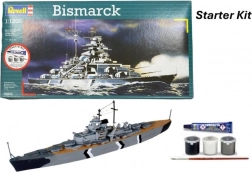 Revell Starter Kit Bismarck 1:1200 – starterset slagschipmodel