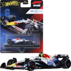 Hot Wheels Premium Formule 1-bolid 2025 Visa Cash App Racing Bulls Isack Hadjar #6 - 1 stuk