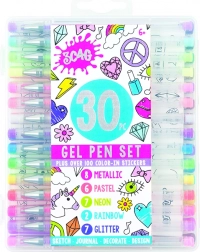 Gelpennen MAKE IT REAL - Set van 30 kleuren