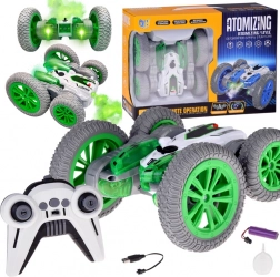 RC stuntauto met stoom-effect en LED-verlichting