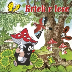 Vierkante kleurplaat Molletje in het bos