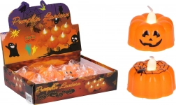 lichtgevende halloween pompoen 4,8 × 4,8 × 4,3 cm