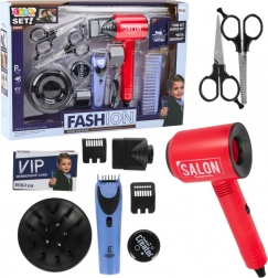 Kappersset voor jongens met föhn en accessoires