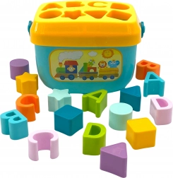 Woopie kinder vormbox 2-in-1 met letters en cijfers