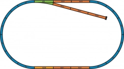 Piko Ballastbed voor railsets A+B