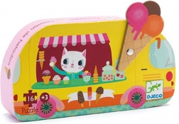 Puzzel IJsje rijdt - DJECO - 16 stukjes