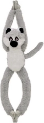 Hangende pluchen lemur met klittenband 45 cm