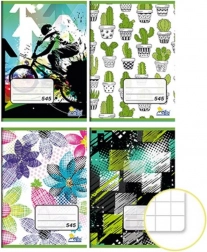 Schoolschrift A5 geruit Teenage mix