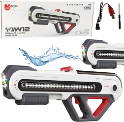 Elektrische waterblaster W12 met LED-verlichting, wit