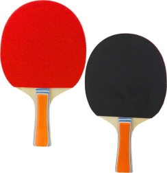 Houten pingpongbatjes – set van 2 stuks