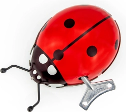 Opwindbaar lieveheersbeestje met opwindsleutel