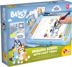 BLUEY lichtgevende tekentafel A4 met sjablonen