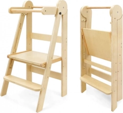 Inklapbare leertoren LOFTY – naturel