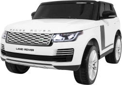 Elektrische kinderauto Range Rover HSE, 2‑zitter, wit, met afstandsbediening