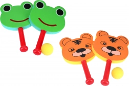 Soft tennis dieren 35 cm – set voor kinderen