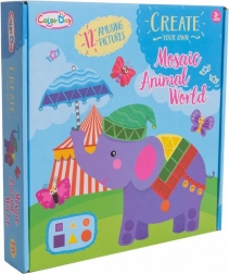 Maak je eigen mozaïek dierenwereld