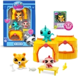 Littlest Pet Shop Jungle 3 diertjes