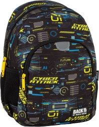 Kinder rugzak BackUP Cyber Attack 12 l zwart