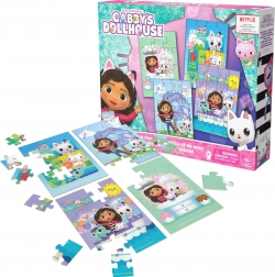 Houten puzzels Gabby’s Poppenhuis – 4 legpuzzels