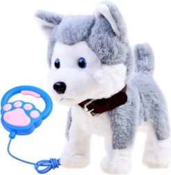 Interactieve pluchen husky met lus en geluiden