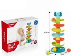 Toren met glijbaan en balletjes Olifantje