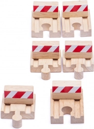 Set houten buffers Bigjigs Rail