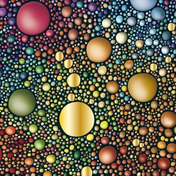 Vierkante puzzel Curiosi Q Gold – patroon II, 72 stukjes