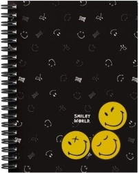 Ringblok A5 met dubbele spiraal SMILEY WORLD