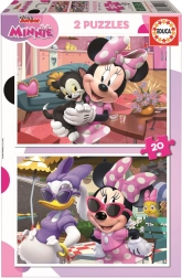 Educa-puzzel Minnie 2x20 stukjes