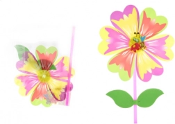 Windmolentje bloem op plastic stokje
