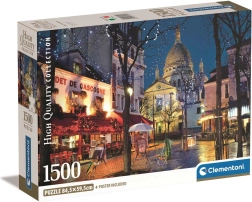 Puzzel 1500 stukjes compact Parijs Montmartre