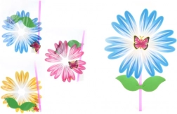 Windmolen bloem op een kunststof stok