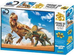 3D-puzzel T-Rex vs. Triceratops 500 stukjes
