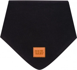 Kinderkatoenen halswarmer New Baby Favorite zwart