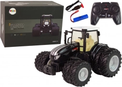 Op afstand bestuurbare tractor 2,4 GHz zwart metaal 1:24