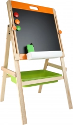 Compacte kindertafel 2-in-1 SMALL FOOT met krijt en magneten