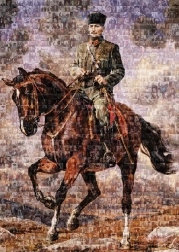 Puzzel Ghazi Mustafa Kemal te paard 1000 stukjes