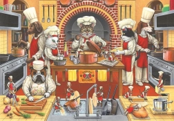 Puzzel Dierenkeuken 500 stukjes